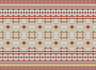 Tribal striped seamless pattern. Aztec geometric black-white background. Can be used in fabric design for clothes, accessories, decorative paper, wrapping,