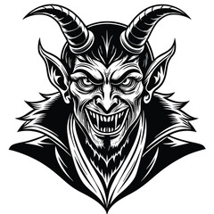Obraz premium devil mythical creature vector illustration