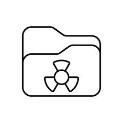 folder icon design with white background stock illustration