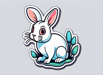 Fototapeta premium rabbit generative ai
