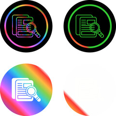 Research Vector Icon