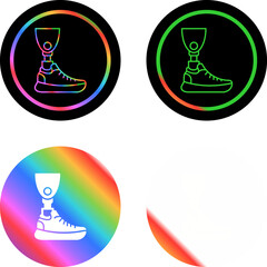 Prosthesis Vector Icon