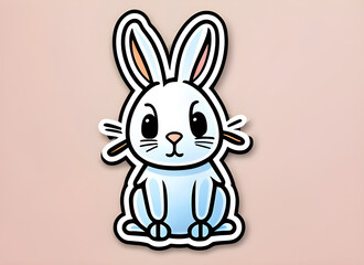 Obraz premium rabbit generative ai