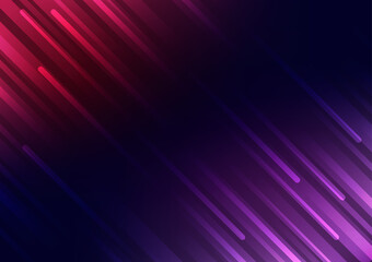 Abstract technology red geometric purple background