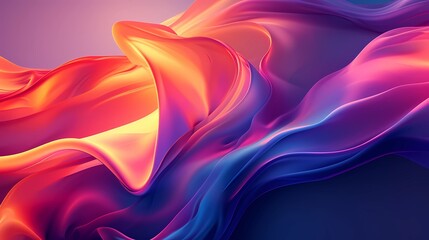 Obraz premium Abstract Colorful Waves.