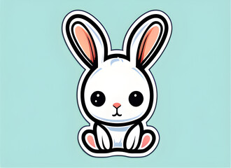 Obraz premium rabbit generative ai