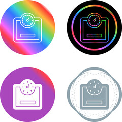Weight Machine Vector Icon