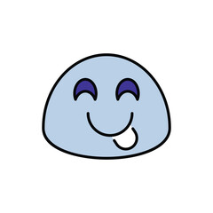 Yummy icon design with white background stock illustration