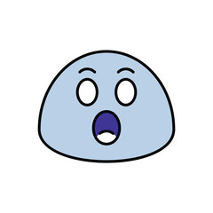 Wow icon design with white background stock illustration