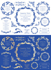 オシャレなフレームデザインセット