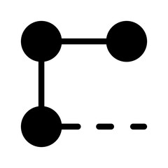 Route Icon Vector Symbol Design Illustration