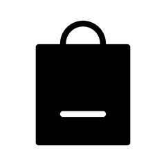 Shopping Bag Icon Vector Symbol Design Illustration
