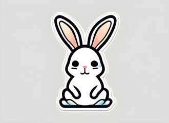 Obraz premium rabbit generative ai