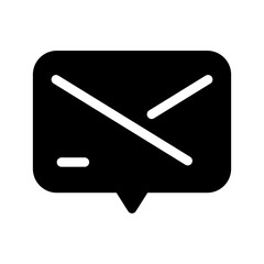 Message Icon Vector Symbol Design Illustration