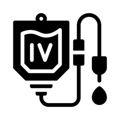 IV glyph icon