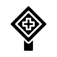 medical glyph icon
