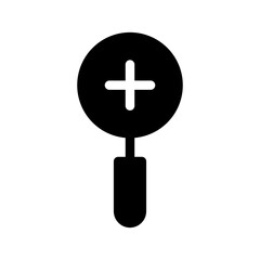 Obraz premium Zoom In Icon Vector Symbol Design Illustration