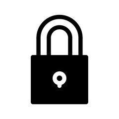 Padlock Icon Vector Symbol Design Illustration