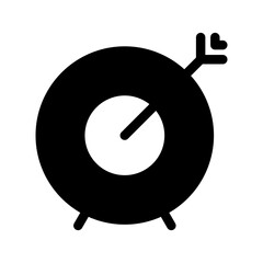 Archery Icon Vector Symbol Design Illustration