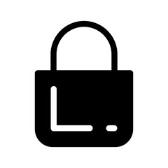 Lock Icon Vector Symbol Design Illustration