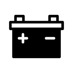 Car Battery Icon Vector Symbol Design Illustration