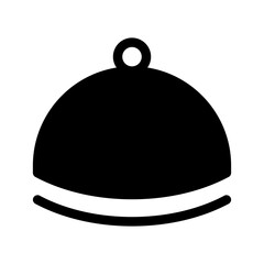 Dish Cover Icon Vector Symbol Design Illustration