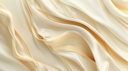 Obraz premium A stunning fluid background with vibrant colors of ivory, soft taupe, and pale beige, mimicking the appearance of liquid substances and creating an organic, sophisticated feel.