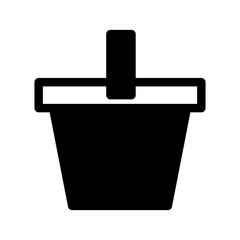 Bucket Icon Vector Symbol Design Illustration