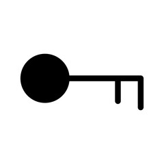 Key Icon Vector Symbol Design Illustration
