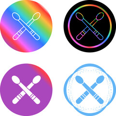 Drumsticks Vector Icon
