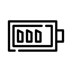 battery line icon