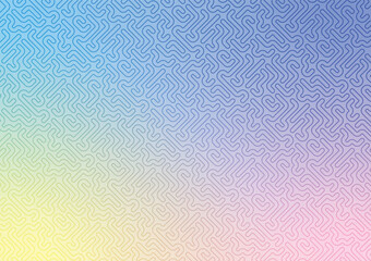 Art style blue line pattern random background