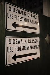 マンハッタンのサイン