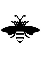 Bee | Bee Hives | Honey Comb | Honey Making Insect | Sweet Nectar | Flying Insect | Bee Farm | Nectar | Original Illustration | Vector and Clipart | Cutfile and Stencil