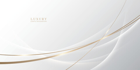 高級感のある金色の曲線背景