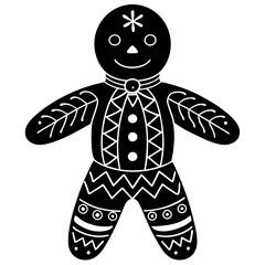 illustration of an butterfly,Boho Rustic Christmas Gingerbread man,illustration, cartoon, vector, 3d