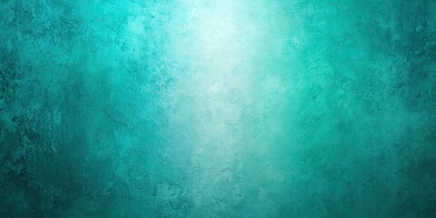 Fototapeta premium Vibrant teal and turquoise gradient poster with subtle texture, ombre effect, and luxurious feel, perfect for modern design, decoration, and digital backgrounds.