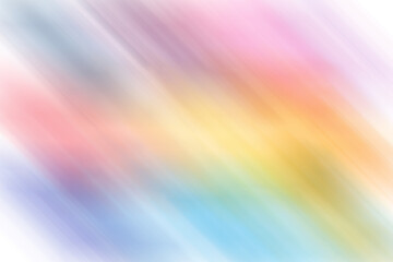 Abstract rainbow pastel watercolor background with blurred stripes for design, banner or cover. soft blurred pastel color spectrum. soft focus, blurred background, soft light, white background, 