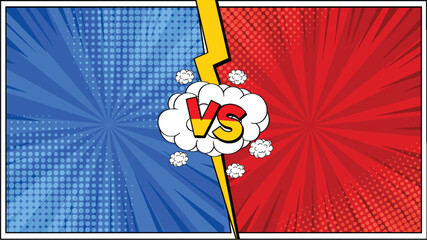 Comic-style versus illustration with lightning bolt