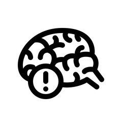 Obraz premium Brian Disorder Icon