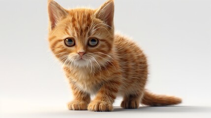 Obraz premium a cat sitting on a white surface