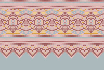 Colorful geometric ethnic pattern. Oriental, western, aztec, tribal traditional. seamless pattern. fabric, tile, background, carpet, wallpaper, clothing, sarong,wrapping, Batik, fabric,Vector pattern.