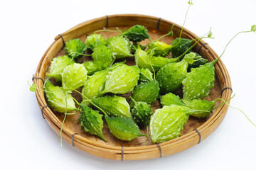 Balsam pear, Bitter cucumber, Leprosy gourd