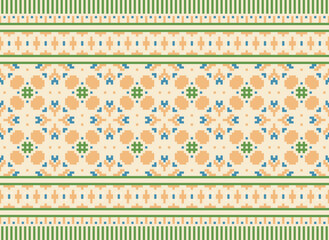 Colorful geometric ethnic pattern. Oriental, western, aztec, tribal traditional. seamless pattern. fabric, tile, background, carpet, wallpaper, clothing, sarong,wrapping, Batik, fabric,Vector pattern.