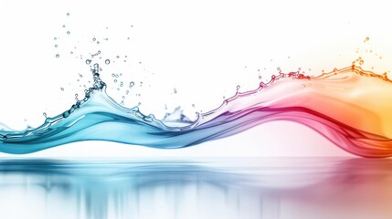 Abstract swirls of color representing cuttingedge medical technology in a healthcare setting