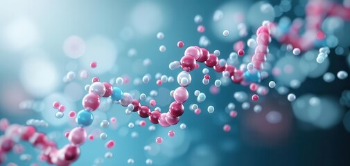 An artistic representation of personalized medicine tailored to each individuals genetic makeup