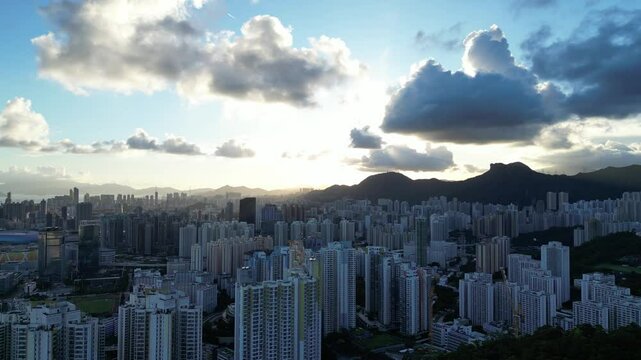 Kowloon Peninsula of east part, hong kong July 6 2024