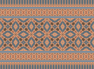 Colorful geometric ethnic pattern. Oriental, western, aztec, tribal traditional. seamless pattern. fabric, tile, background, carpet, wallpaper, clothing, sarong,wrapping, Batik, fabric,Vector pattern.