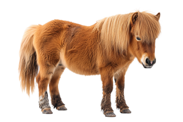 Pony on transparent background