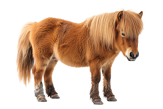 Pony on transparent background